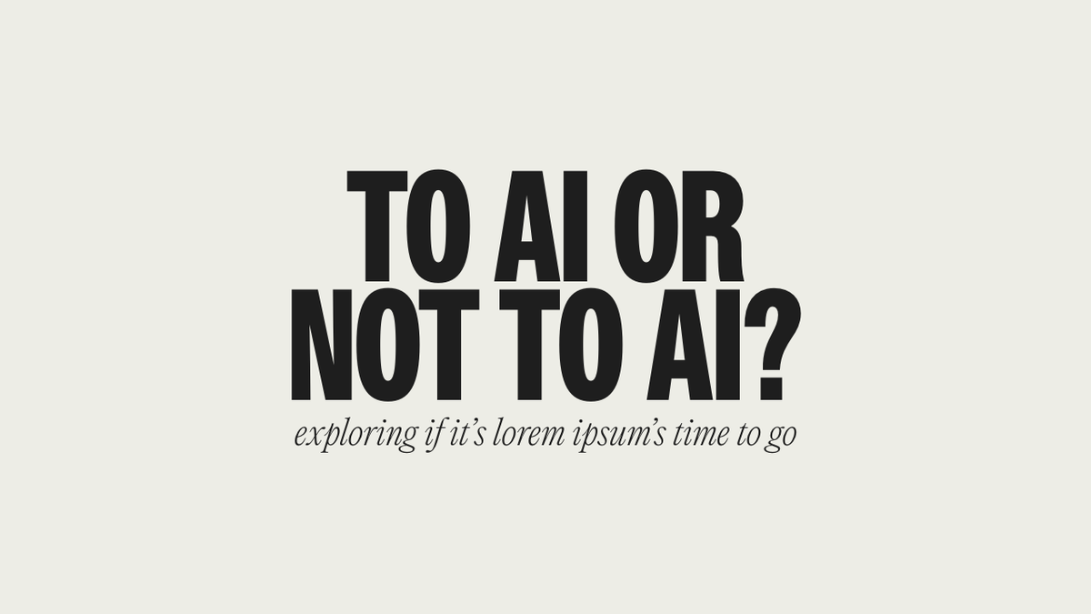 Auto Lorem AI vs Lorem Ipsum | Together Agency