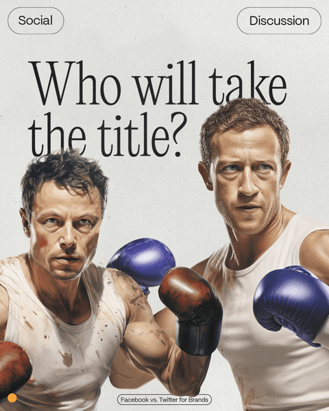 Facebook vs Twitter for Brands hero